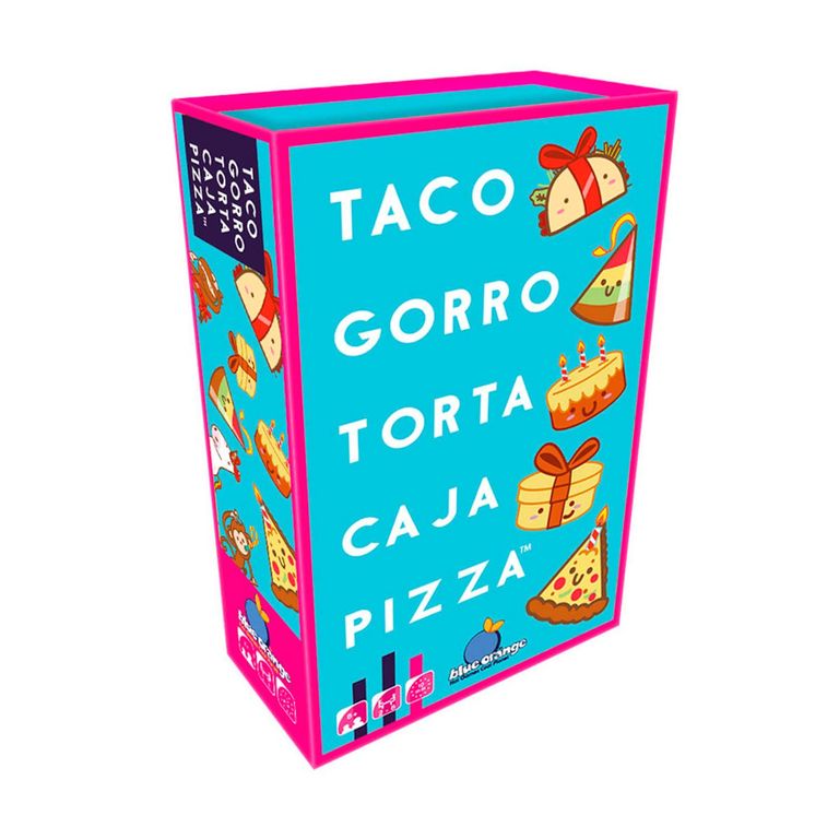Juego de Mesa Taco Gorro Torta Caja
