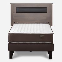 Cama Europea 1.5 Plaza Ergo T + Respaldo