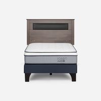 Cama Europea Indie 1 Plaza + Respaldo