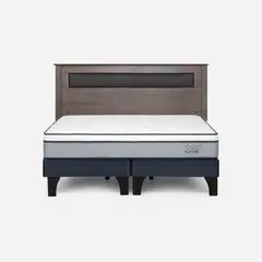 ROSEN - Cama Europea Indie 2 Plazas + Respaldo