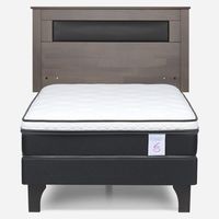 Cama Europea New Style 6 1 Plaza + Respaldo
