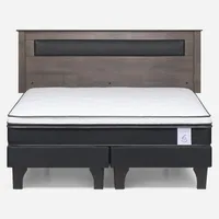 Cama Europea New Style 6 King + Respaldo