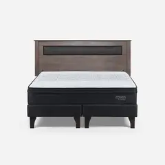 ROSEN - Cama Europeas Tempo 2 Plazas + Respaldo
