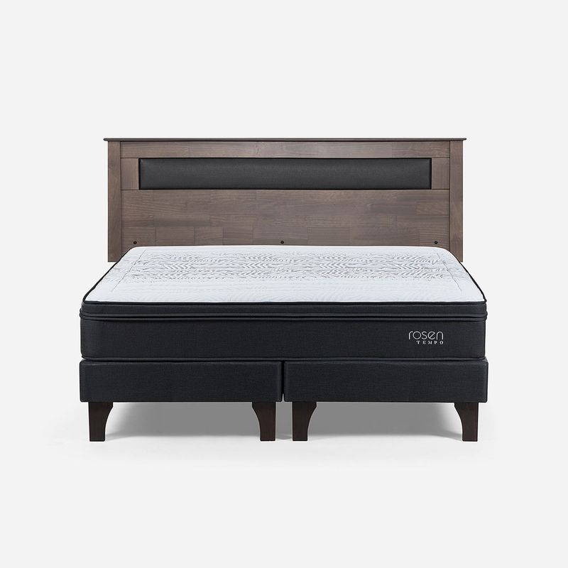 ROSEN - Cama Europea Tempo King Ferrara G + Respaldo Rosen