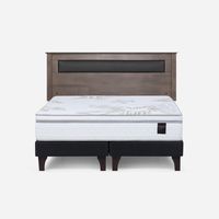 Cama Europea Art 4 2 Plazas + Respaldo