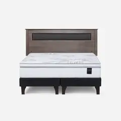ROSEN - Cama Europea Art 4 2 Plazas + Respaldo