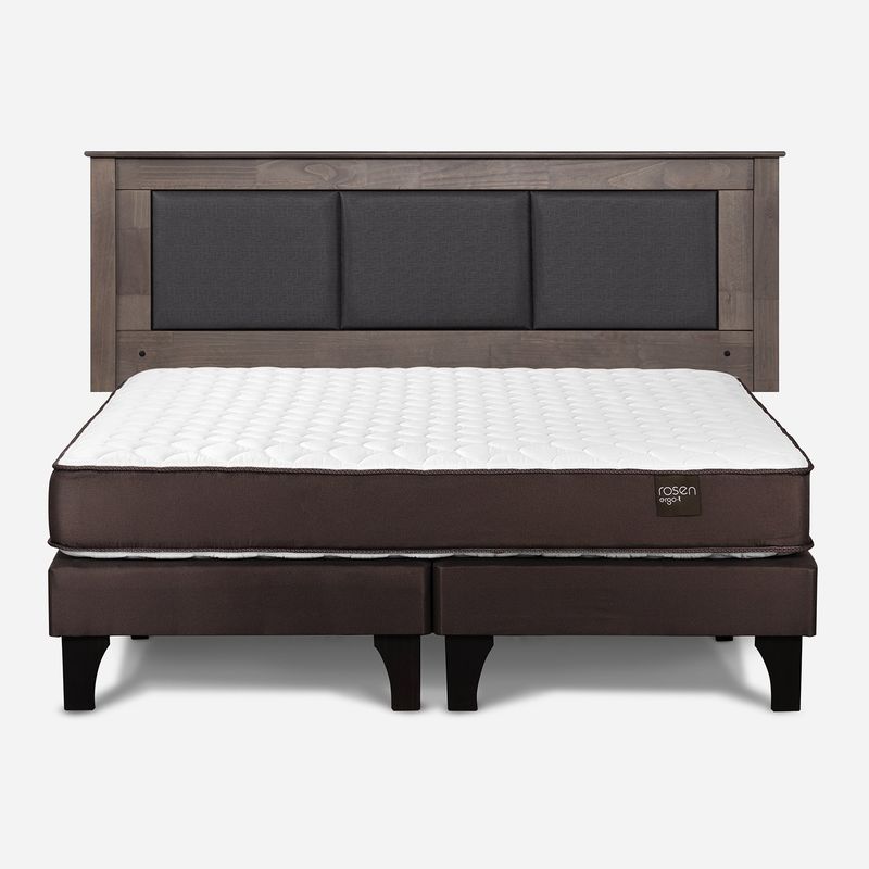 ROSEN - Cama Europea Ergo T King + Respaldo Rosen