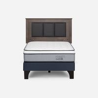 Cama Europea Indie 1 Plaza + Respaldo