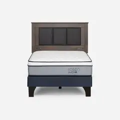 ROSEN - Cama Europea Indie 1.5 Plazas + Respaldo