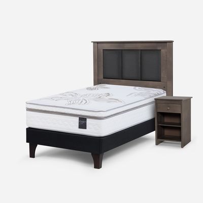 Imagen 2 del producto Cama Europea Art 4 1.5 Plazas + Respaldo + Velador