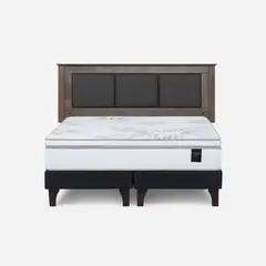 ROSEN - Cama Europea Art 4 2 Plazas + Respaldo
