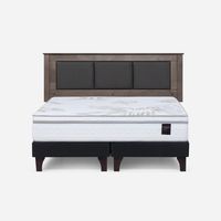 Cama Europea Art 4 King + Respaldo