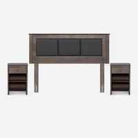 Set Muebles Rachel 2 Plazas Chocolate