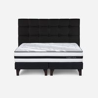 Cama Europea Driven King Issey Grafi + Respaldo