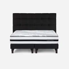 ROSEN - Cama Europea Driven King Issey Grafi + Respaldo