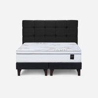 Cama Europea Art 4 2 Plazas + Respaldo