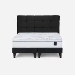 ROSEN - Cama Europea Art 4 2 Plazas + Respaldo