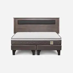 ROSEN - Cama Europea New Style 4 P King + Respaldo