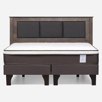 Cama Europea New Style 4 P King + Respaldo