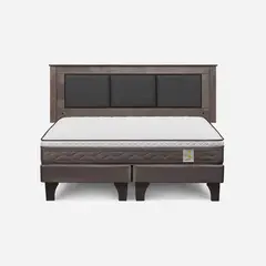 ROSEN - Cama Europea New Style 4 P King + Respaldo