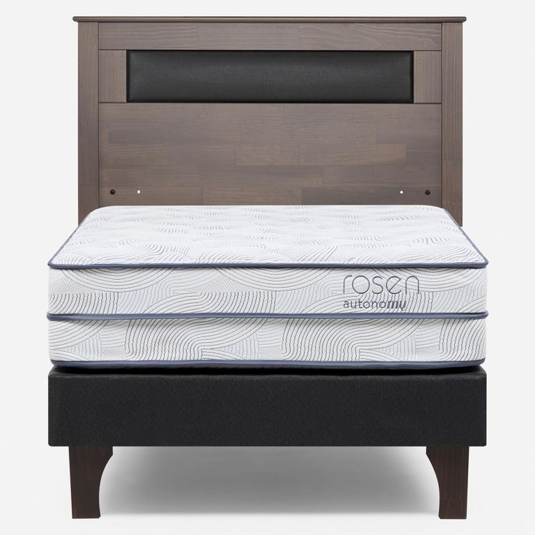 Cama Europea Autonomy Sky 1.5 Plazas x 2.00mt + Respaldo