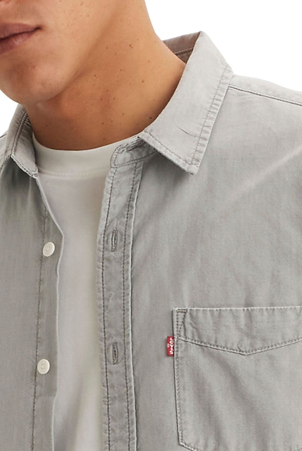 LEVIS - Camisa Denim Manga Corta Algodón Hombre Levis