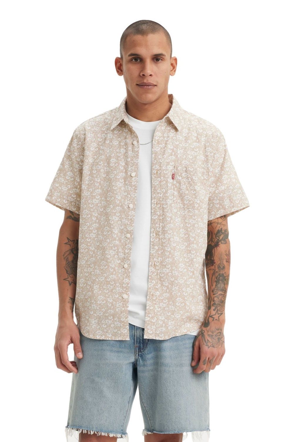 LEVIS - Camisa Casual Manga Corta Algodón Hombre Levis