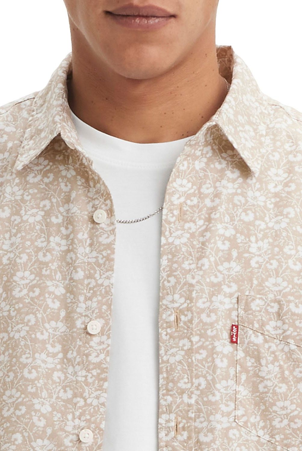 LEVIS - Camisa Casual Manga Corta Algodón Hombre Levis
