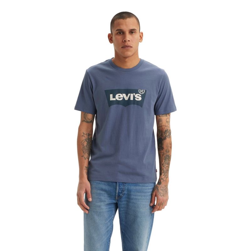 LEVIS - Polera Manga Corta Cuello Redondo Algodón Hombre Levis