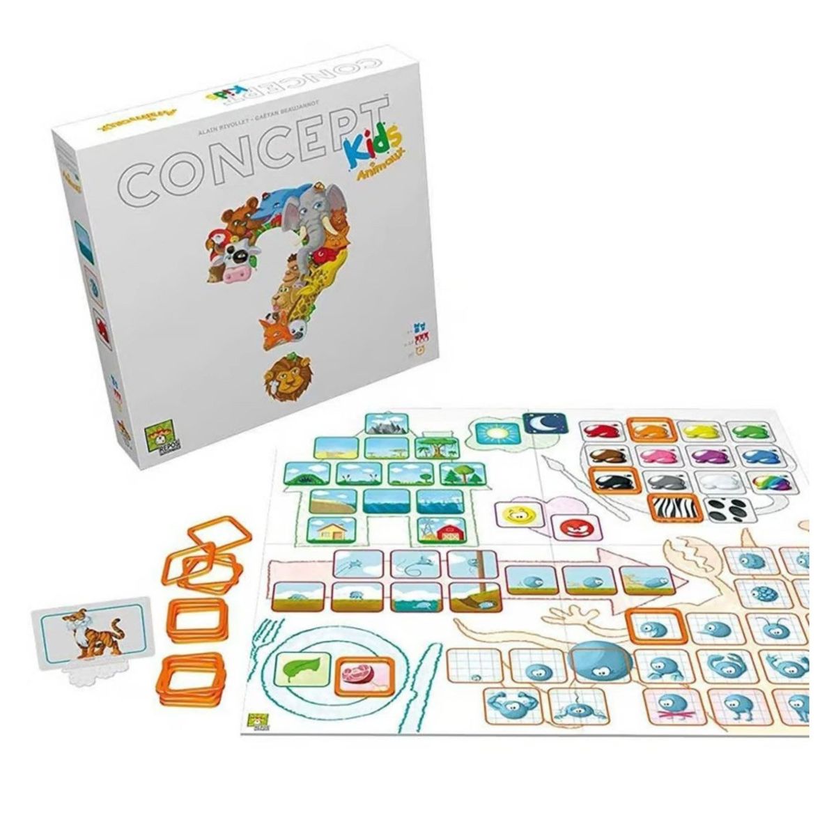 ASMODEE - Juego de Mesa Concept Kids Animals