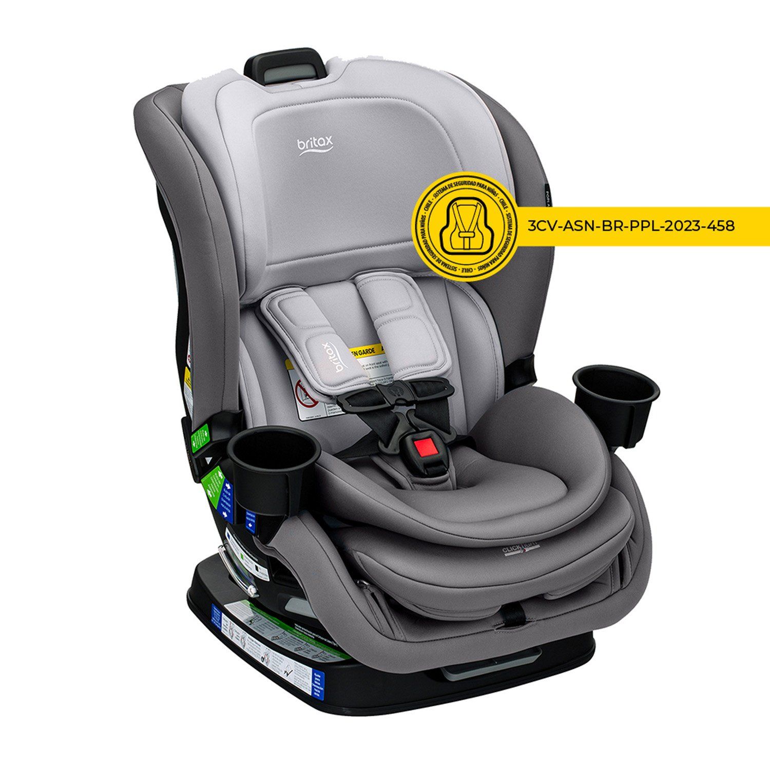 BRITAX Silla de Auto Bebe Convertible Poplar Glacier Graphite