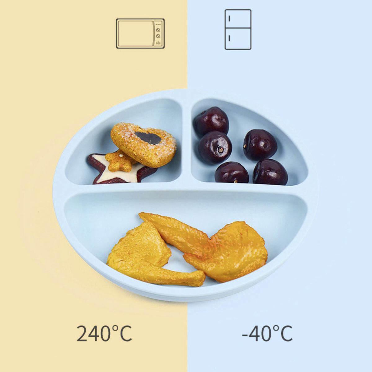 KIDSCOOL - Set De Alimentacion Silicona Cel 6 Kidscool