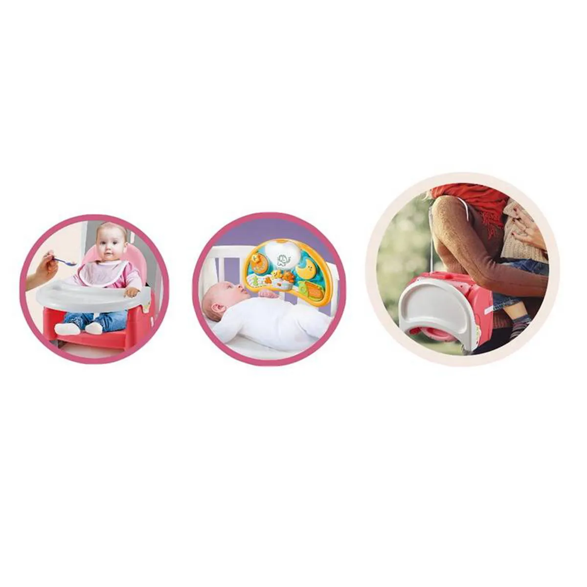 KIDSCOOL - Silla Elevador Easy Rosada Kidscool