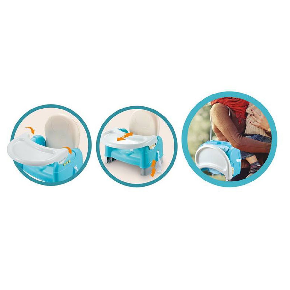 KIDSCOOL - Silla Elevador Easy Azul Kidscool