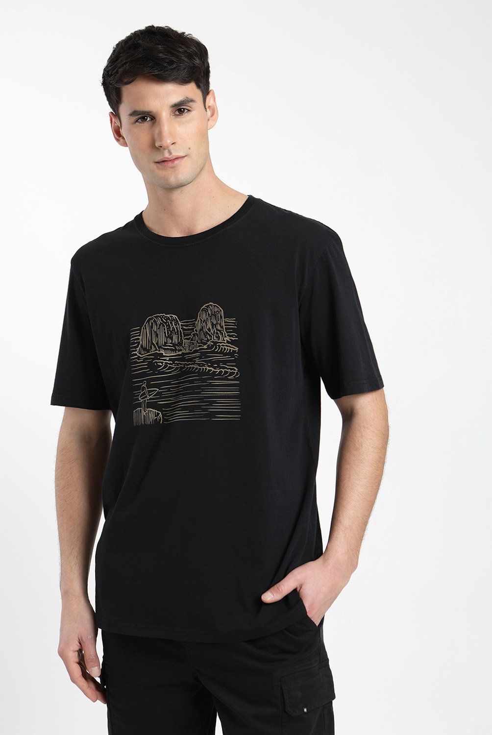 FROENS - Polera Manga Corta Algodón Hombre Froens