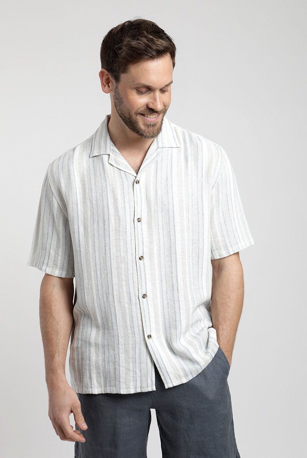FROENS - Camisa Casual Hombre Froens