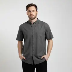 FROENS - Camisa Manga Corta Lino Hombre