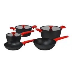KW - Batería de Cocina 8 Piezas Antiadherente Camden