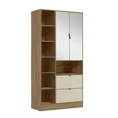 DI PORETTI - Clóset Joy 2 Puertas 2 Cajones Multiuso 182X92X39 Cm