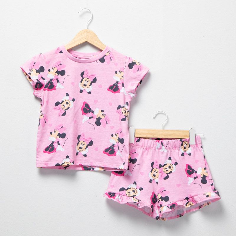 MINNIE - Pijama Algodón Bebé Niña Minnie