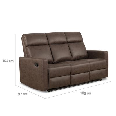 Imagen 2 del producto Sofá Reclinable 3 Cuerpos Asturias