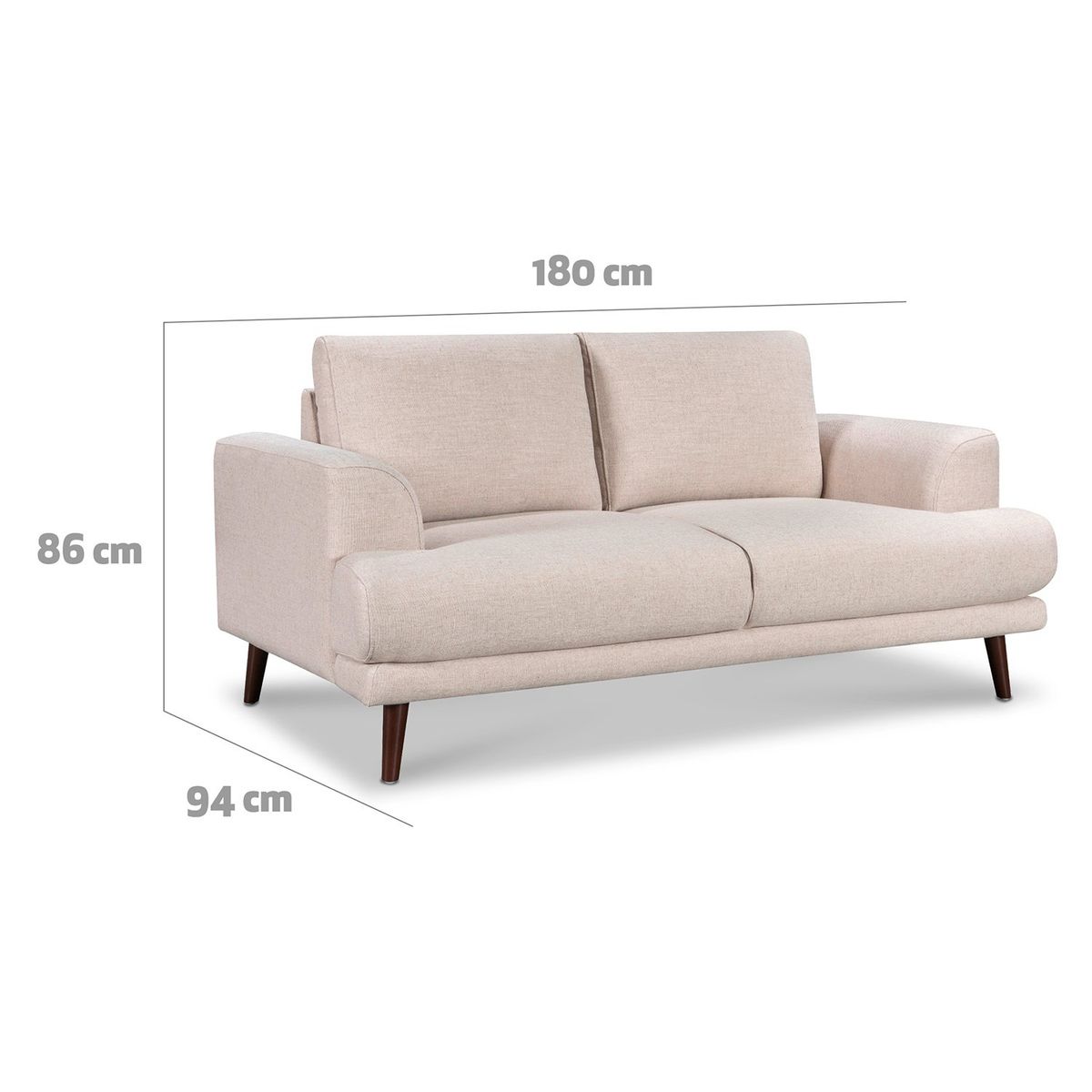 CIC - Sofá 2 Cuerpos Oxford Arena Cic