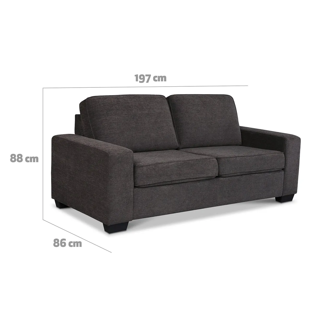 CIC - Sofá Cama 3 Cuerpos Bolonia Cic