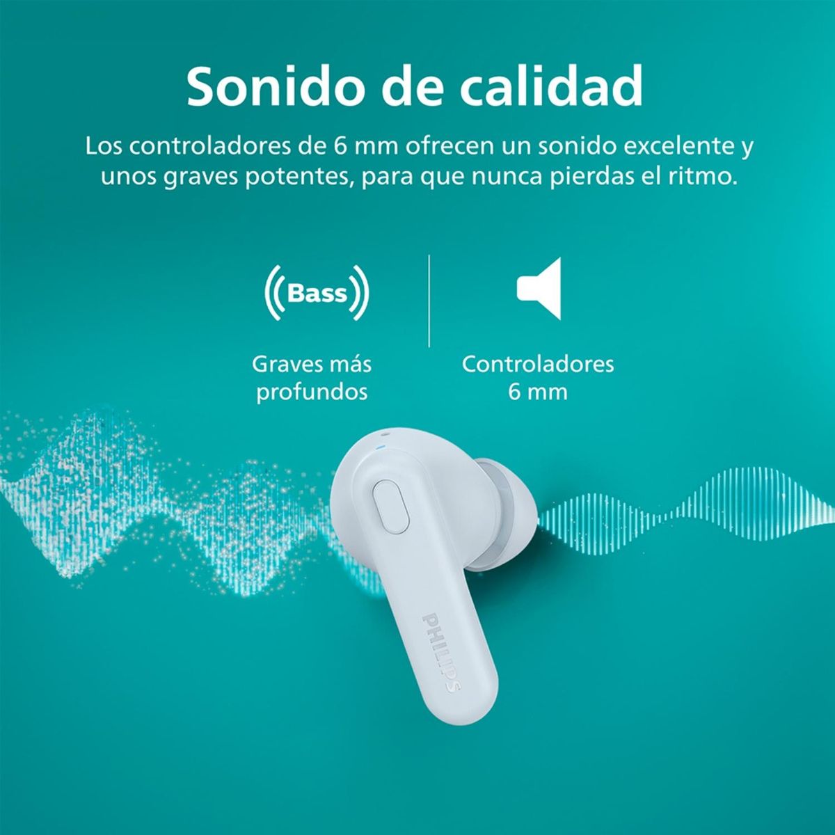 PHILIPS - Audífonos True Wireless Philips TAT1108
