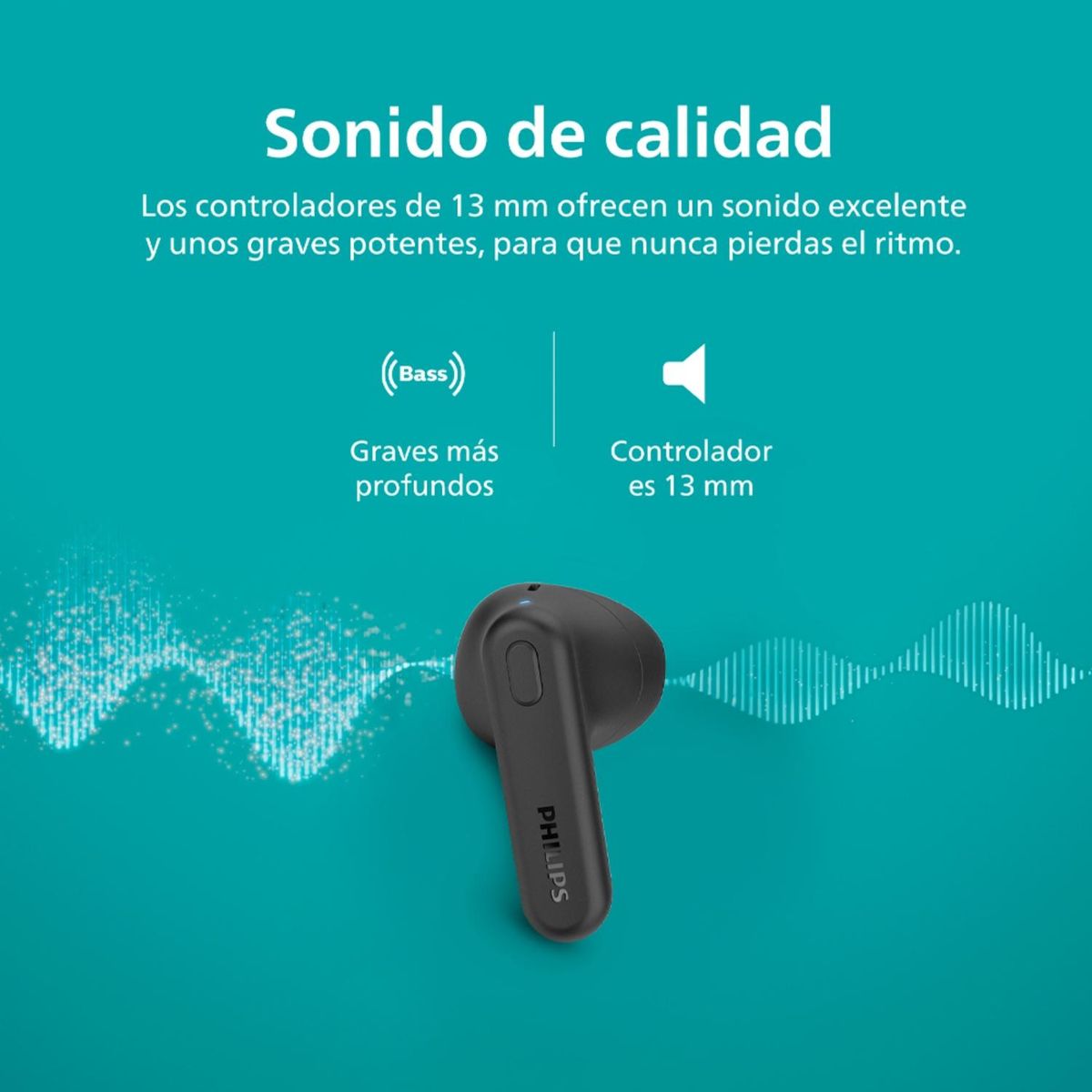 PHILIPS - Audífonos True Wireless Philips TAT1138