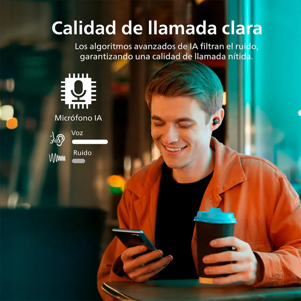 Audífonos True Wireless TAT1209 - Negro, foto 3