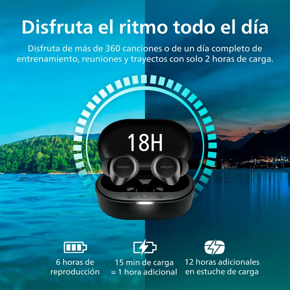 Audífonos True Wireless TAT1209 - Negro, foto 4