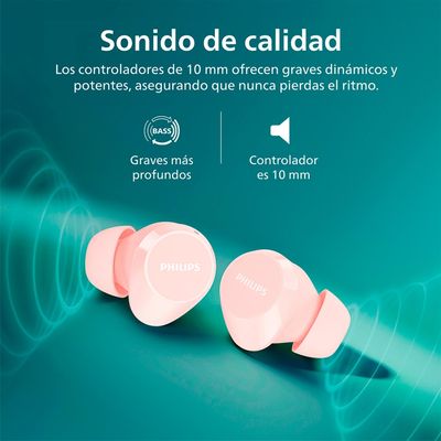 Imagen 2 del producto Audífonos True Wireless TAT1209 Rosado