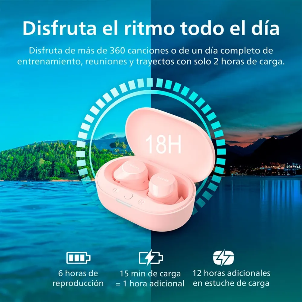 Philips TAT1209 Rosado, foto 4