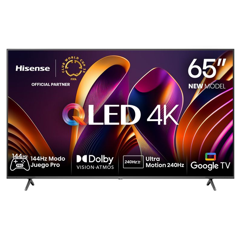 HISENSE - QLED Smart TV 65" 65Q7N Gamer 4K Ultra HD Google TV Hisense